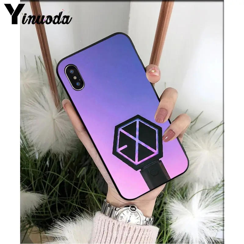 A8 Yinuoda Kpop exo DIY красивые аксессуары для телефонов, чехол для Apple iPhone 8 7 6 6S Plus X XS MAX 5 5S SE XR Чехол для мобильного телефона s - Цвет: A8