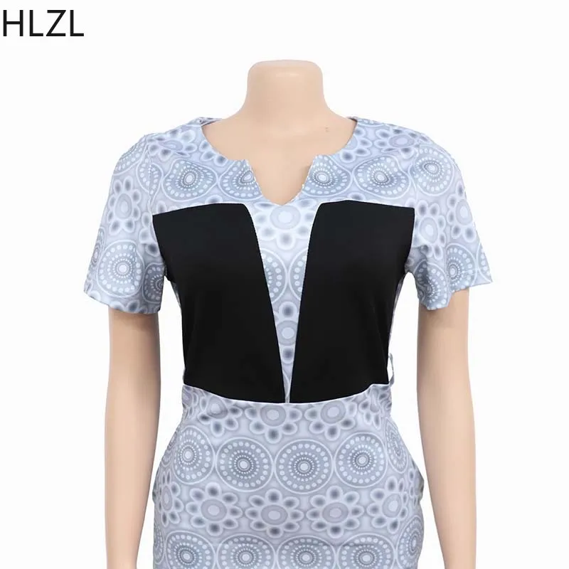 

Elegant Formal Geometric Printed African Dress for Woman Vintage Patchwork Office Women Ankara Dresses Africa Bodycon Workwear