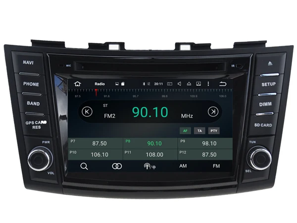Android 8 0 автомобильный DVD GPS для SUZUKI SWIFT 2011-2015 поддержка DVR WIFI DSP DAB OBD Octa Core 4 Гб RAM 32 ROM |