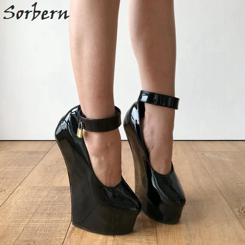 Sorbern/пикантные туфли-лодочки в стиле Фетиш на толстой подошве платформе с
