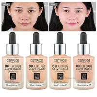 catric hd liquid coverage foundation natural long lasting concealer and waterproof foundation for makeup face cream snail cream