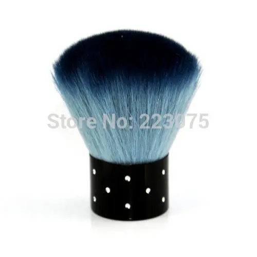 

New Cosmetic Nail Art Tips Acrylic UV Gel Polish Dust Cleaner Brush Remover Blue