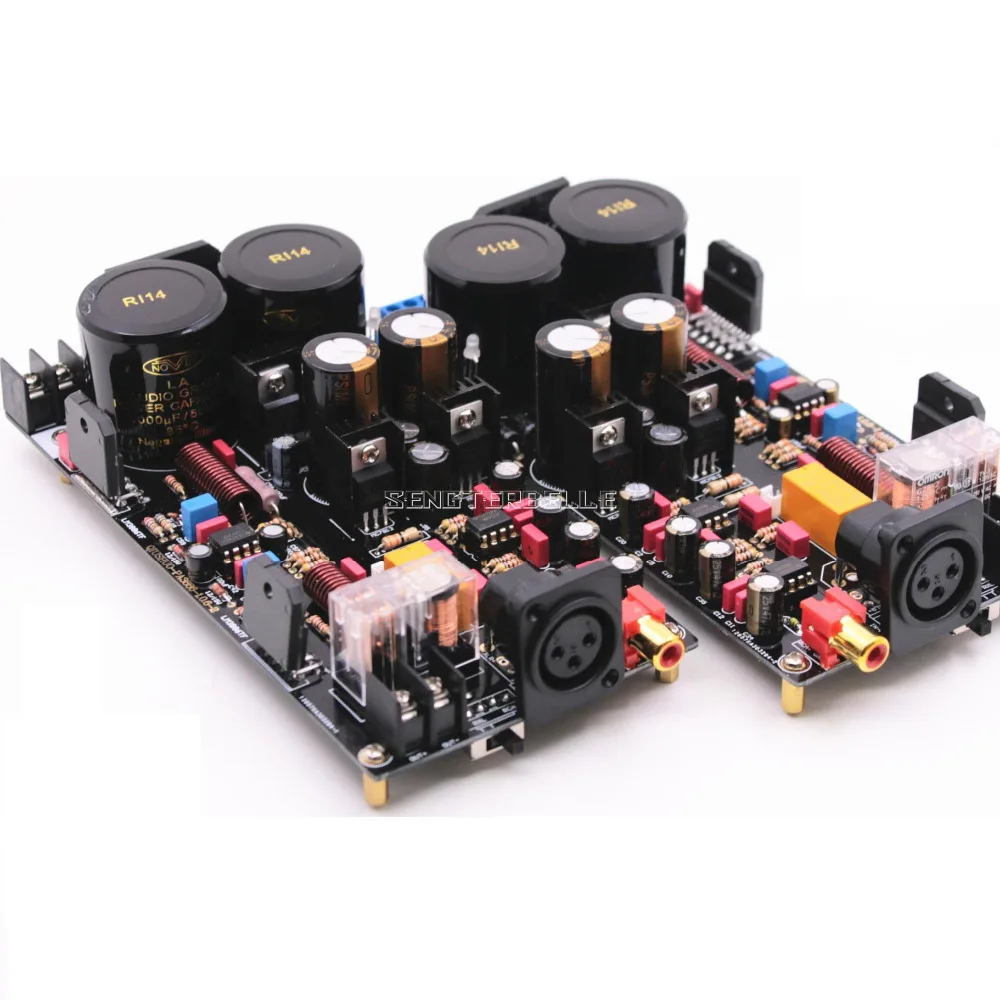LM3886 полностью сбалансированный Мощность усилитель доска 120 Вт+ 120 Вт Hi-Fi стерео 2-х канальный готовой платы
