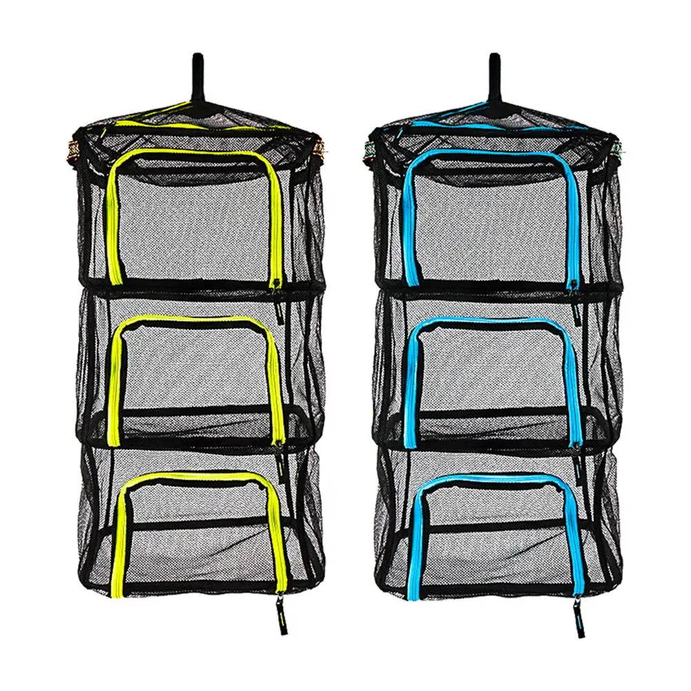 Новая уличная подвесная сушилка складная сетчатая для рыбалки рабочая корзина
