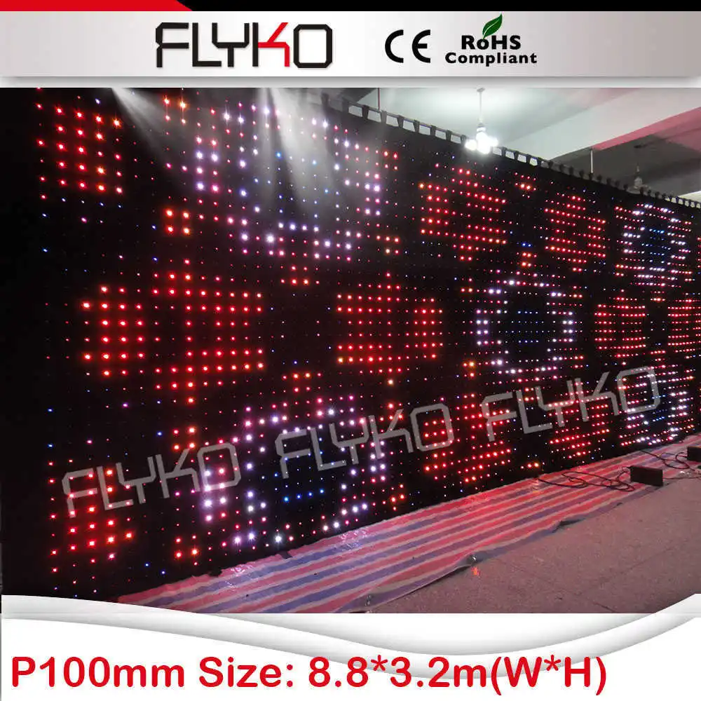 Alibaba express IC чипы компьютерное управление rgb xxx видео светодиодный экран|led curtain