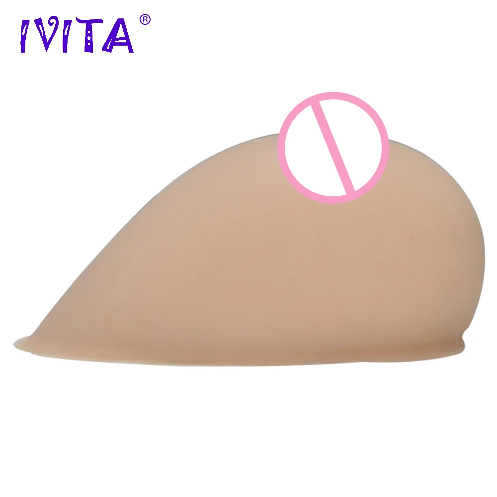 Силиконовая искусственная грудь IVITA 600 г силиконовая форма груди для