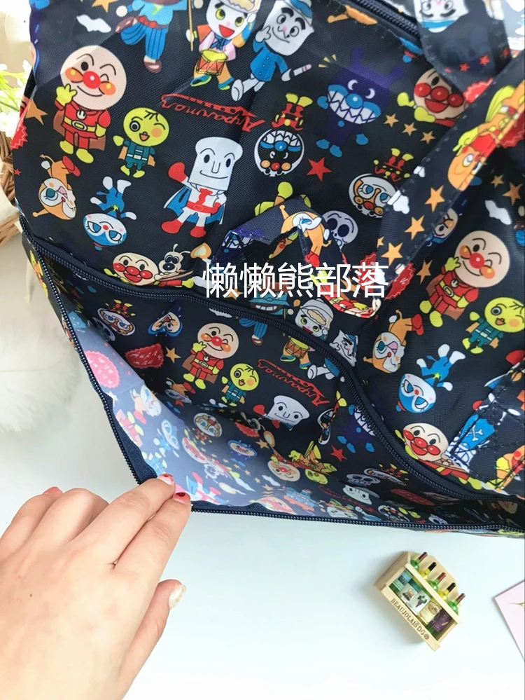IVYYE 1 шт. 40 см Anpanman модные аниме Портативный дорожная сумка многоразовая сумка-тоут Складная Сумки Чемодан мешочек для хранения, дизайн