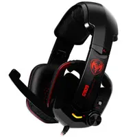 G909 black Somic G909 геймер гарнитура Виртуальная 7,1 стерео проводные Игровые наушники вибрации Наушники с микрофоном для ПК компьютер - Цвет: G909 black