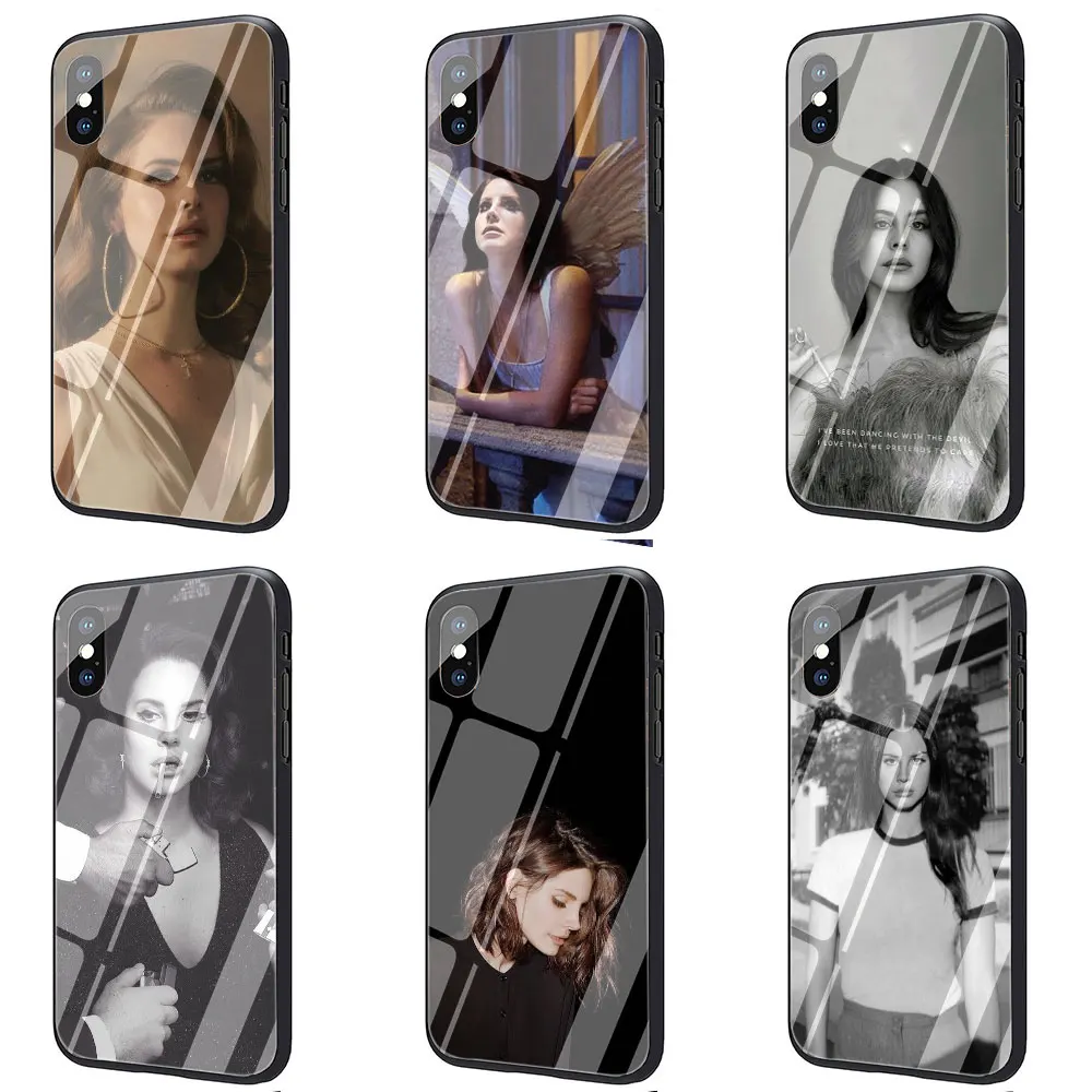 Чехол для телефона из закаленного стекла Lana Del Rey iPhone SE 2020 11 Pro 6 6S Plus 7 8 X XS XR Max |
