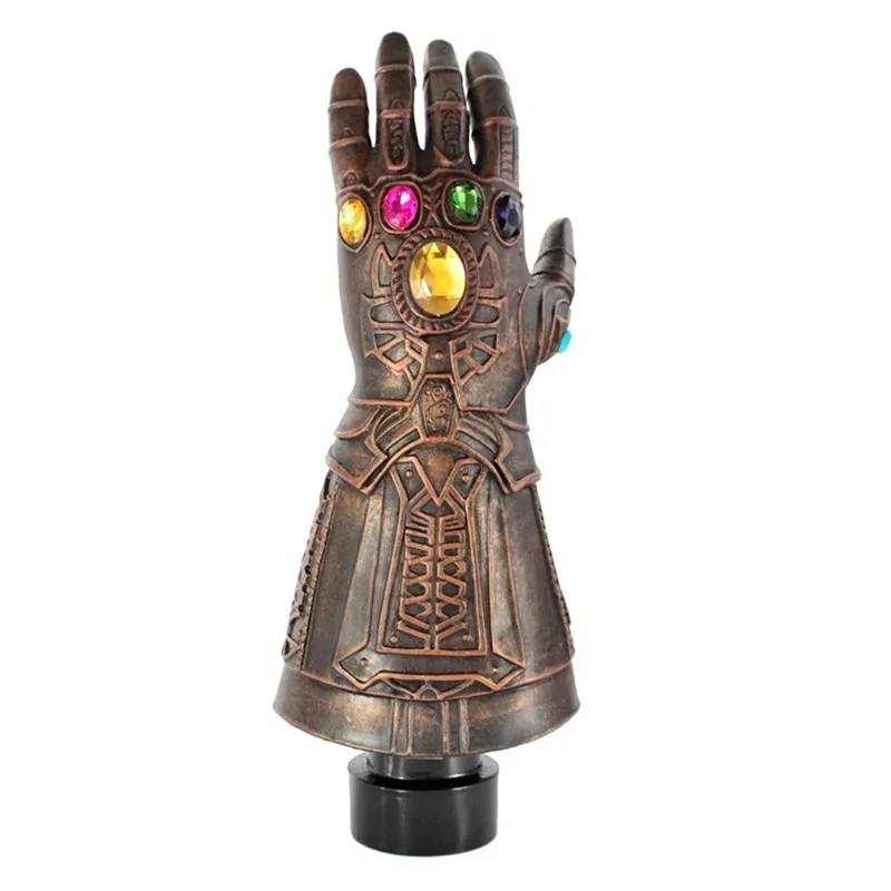 Перчатки для косплея Thanos Infinity Gauntlet реквизит Хэллоуина латексные Мстители: маска