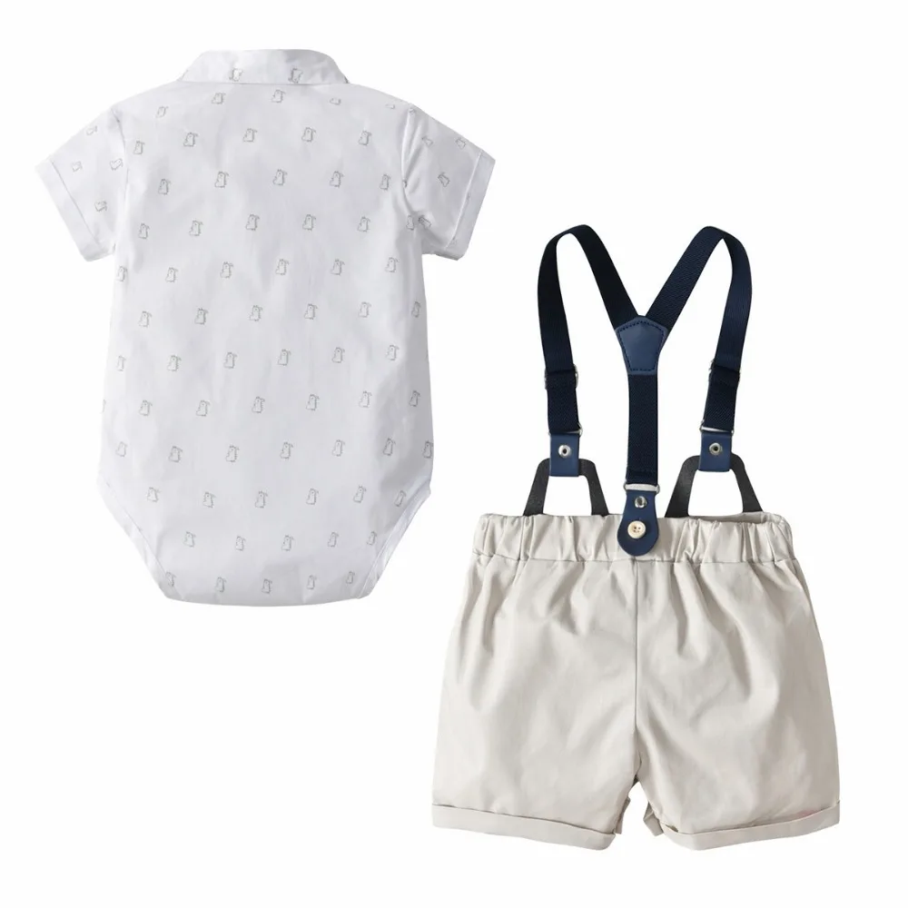 Oklady/Модная одежда для маленьких мальчиков белая футболка с короткими рукавами +