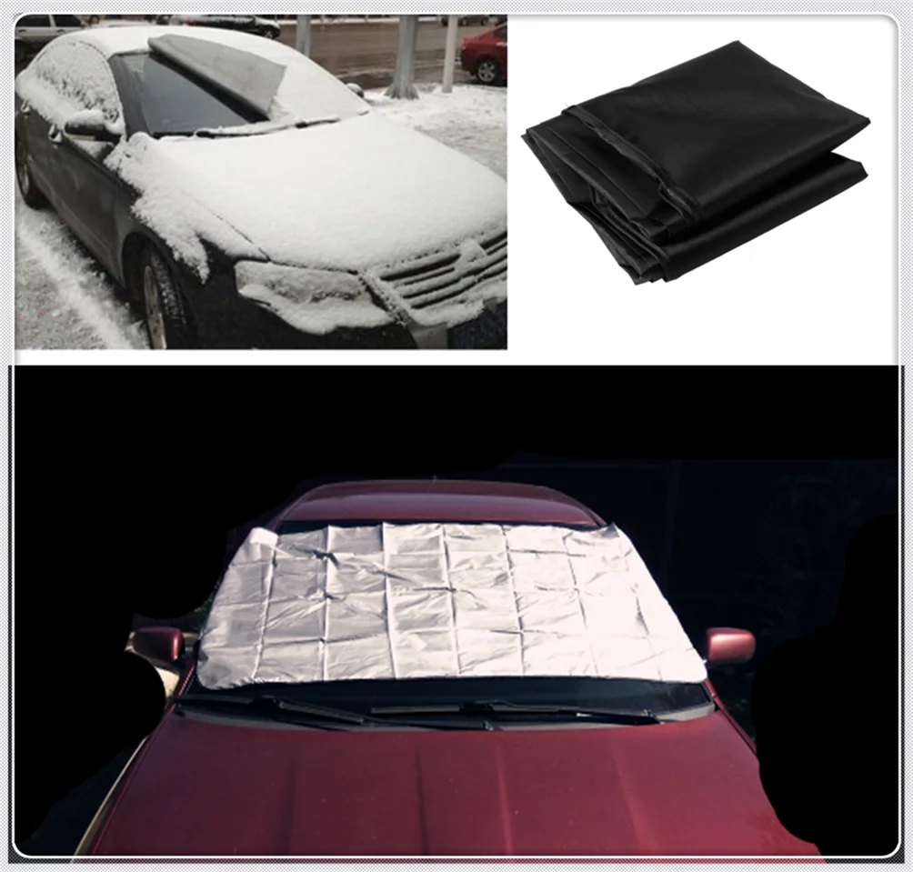Защита от снега и льда в форме автомобиля солнцезащитное стекло для лобового