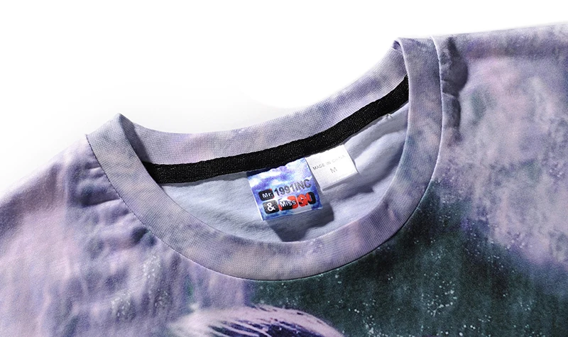 2018 New Fashion Brand o neck T-shirt Men Summer 3d Tshirt Print T shirt casual Tops Tees Men's Clothing | Мужская одежда