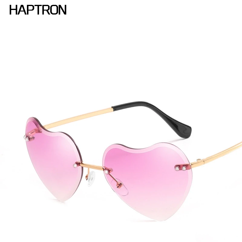 

Heart Sunglasses Women brand designer Cat Eye Sun Glasses Retro Love Heart Shaped Glasses Ladies Shopping Sunglass UV400