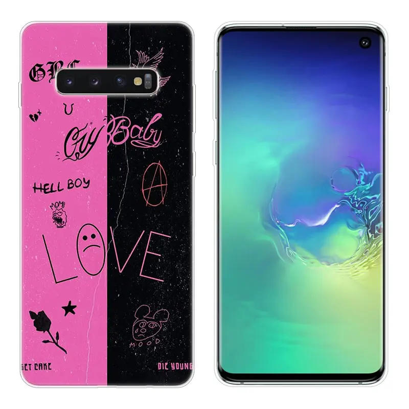 Горячая Распродажа, мягкий силиконовый чехол Lil Peep Rap Hip для samsung Galaxy S10 S9 S8 Plus S7 Edge A6 A8 Plus A7 A9 A5, Модный чехол