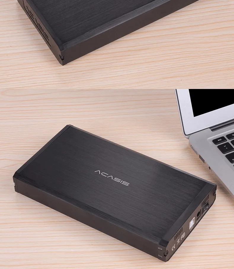 ACASIS BA-06USI USB 2.0SSD мобильный жесткий диск с двойным интерфейсом SATA и IDE 3,5 дюйма Универсальный Корпус для жесткого диска из алюминиевого сплава