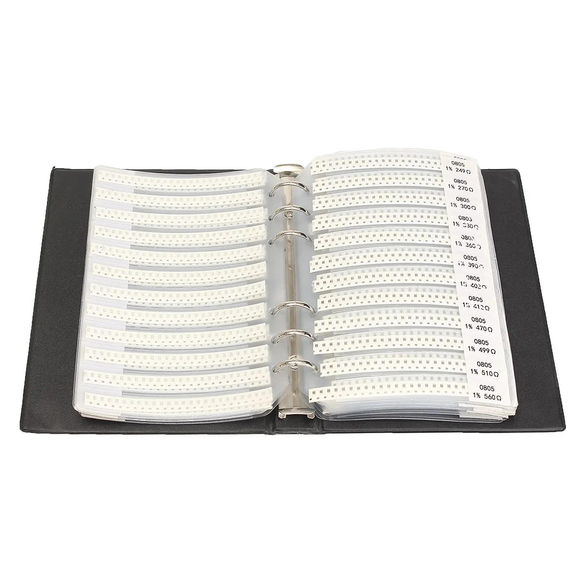 1 шт. 0805 образец книга 221Valuesx25Pcs всего 5525 шт. 1% Чип резисторы комплект ассортимент набор книга