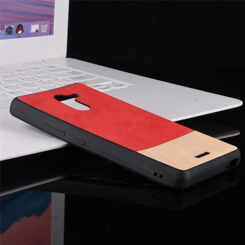Для Infinix Hot 4 чехол X557 задняя крышка из силиконовой ткани ковбойский PU кожаный