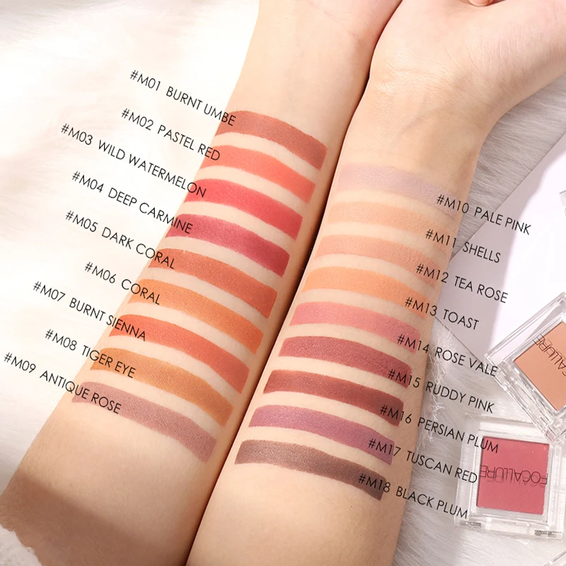 Focallure Matte тени для век одноцветные Born to Run натуральные стойкие тени для век Косметика для макияжа