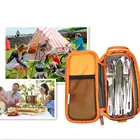 Держатель для хранения столовых приборов, походная посуда, палочки для еды, ложка, органайзер для вилок, для кемпинга, пешего туризма, пикника, барбекю