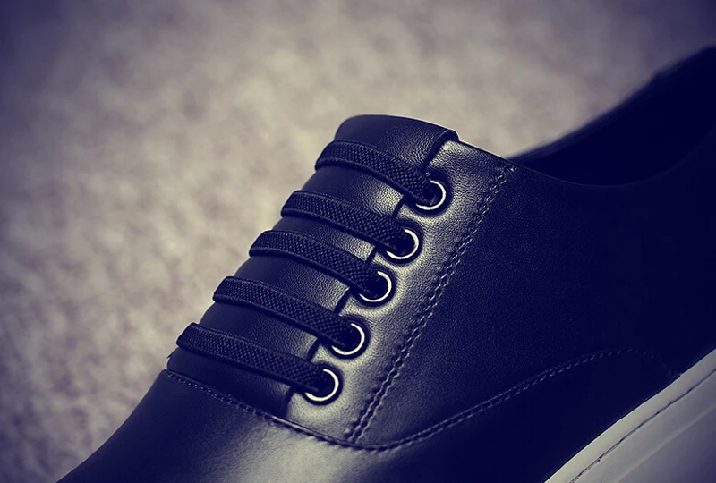 Летняя мужская обувь новая модная кожаная Повседневные Дышащие корейские туфли