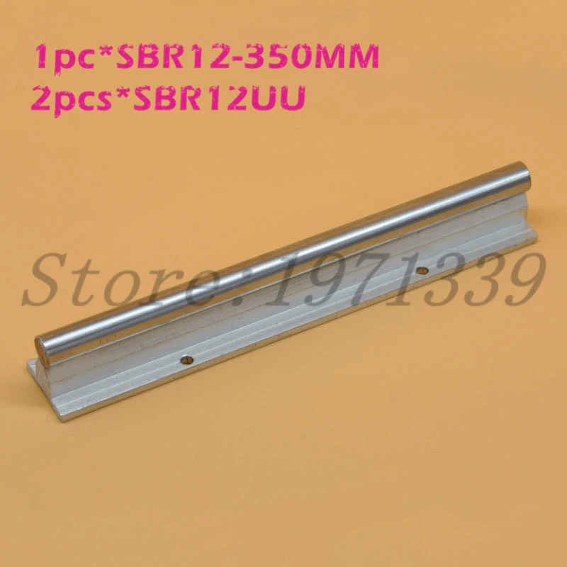 SBR12 Rail L350mm 12 мм линейный руководство ЧПУ часть линейного рельса рельсы с 2 шт. SBR12UU