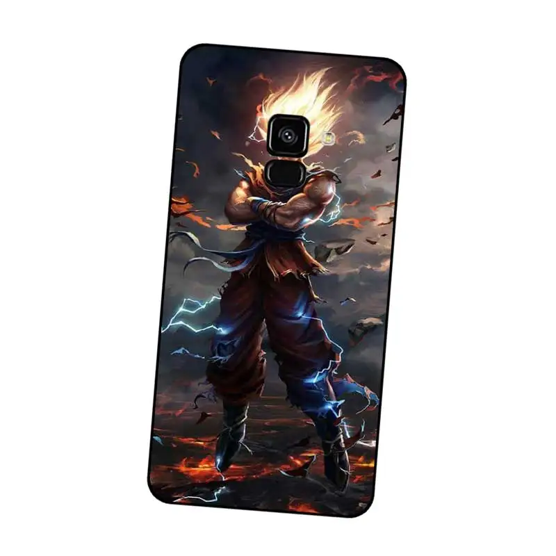 N321 Dragon Ball Роскошный Черный силиконовый чехол для Samsung Galaxy J2 J3 J4 J5 J6 J7 J8 Pro Plus Prime 2018