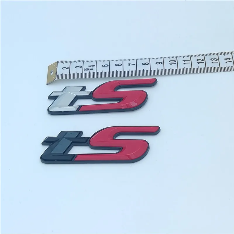 ABS 3D TS эмблема значок наклейка отличная гладкая глянцевая наклейка для Subaru Forester BRZ WRX STI аксессуары для стайлинга автомобилей