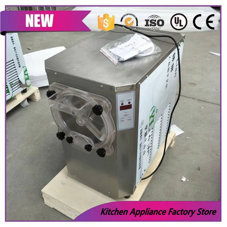 

Desktop hard ice cream maker batch freezer machine
