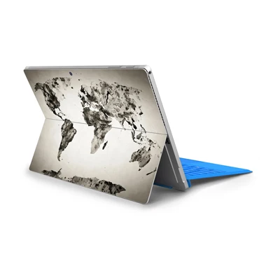 Карта серии украшения наклейки для ноутбука для microsoft Surface Pro 4 Pro 5 Pro 6 высокое качество чехол с рисунком виниловая наклейка наклейки - Цвет: SPS-16(077)