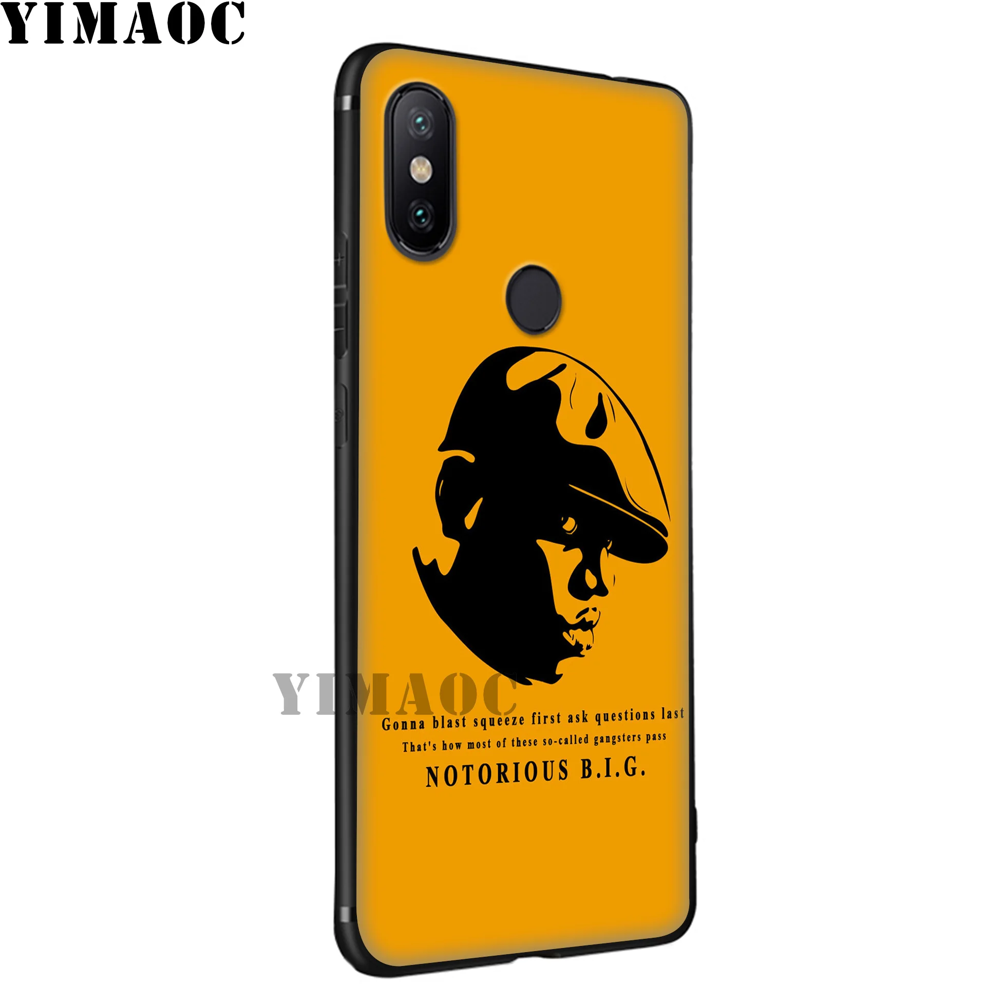 YIMAOC Swag The Notorious B.I.G Soft Silicone Case for Xiaomi Redmi 7A Note 7 6 6A 5 4 4X 4A 5A S2 Plus K20 Pro Lite |