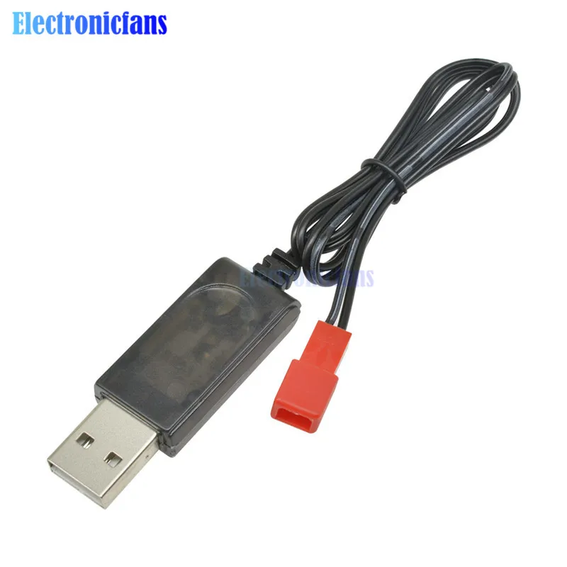 3 7 В 500мА выход 1S Lipo литиевая батарея USB кабель зарядное устройство красная