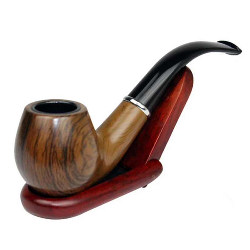 Классические трубки из древесного зерна и смолы дымчатый фильтр длинная трубка