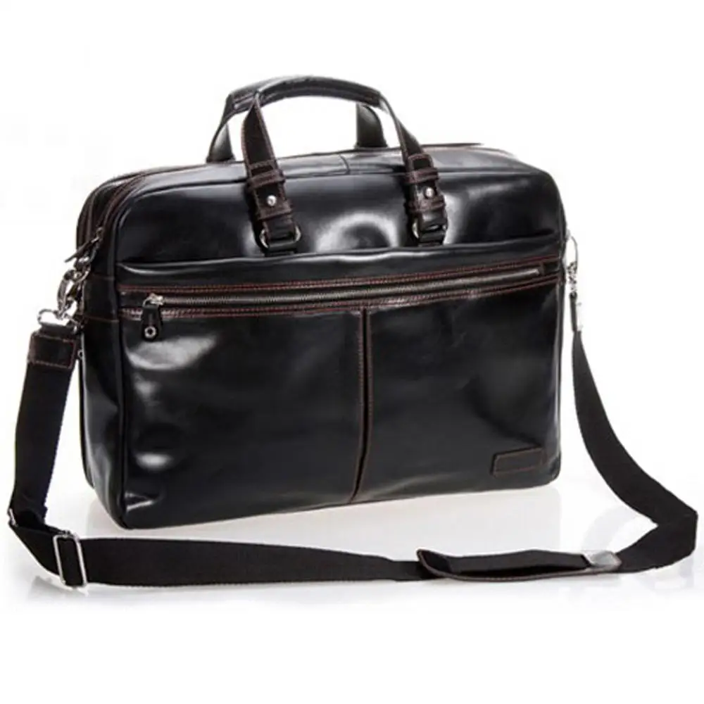 Luxury Genuine Leather Men Shoulder Bag Large Crossbody Bag Messenger Bag men Leather 15