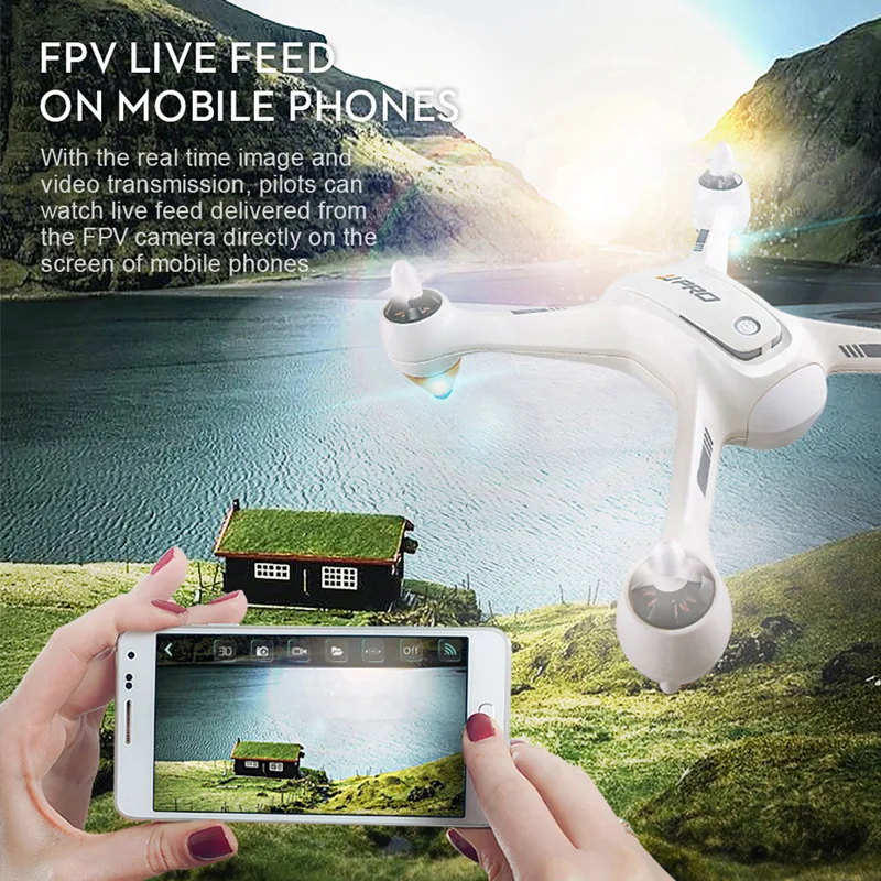 JJRC JJPRO X3 GPS Дрон с камерой 1080P RC Квадрокоптер Профессиональный бесщеточный