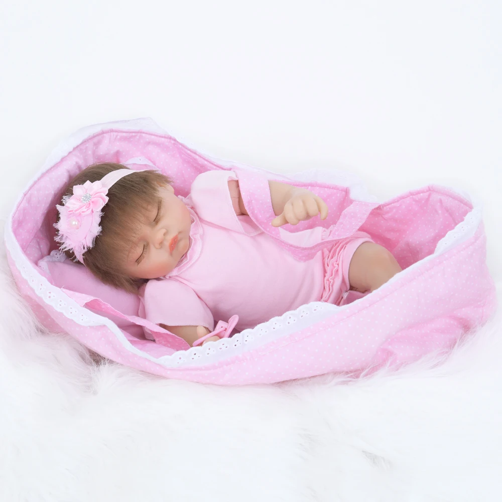 

22 Inches Hot Sale Cheap Soft Cotton Body Reborn Baby Simulation Dolls Early Education Dolls
