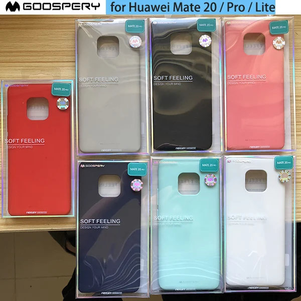 Оригинальный чехол для телефона Mercury Goospery мягкий желе матовый резиновый Huawei Mate