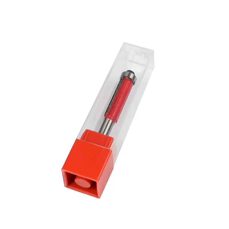XCAN 1/4 ''хвостовик древесины фрезы прямой рифленый фрезы один два рифленых подшипника Guibded триммер древесины фрезы