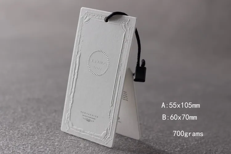 Пользовательский логотип бренд бумажная цена бирка персональный магазин имя