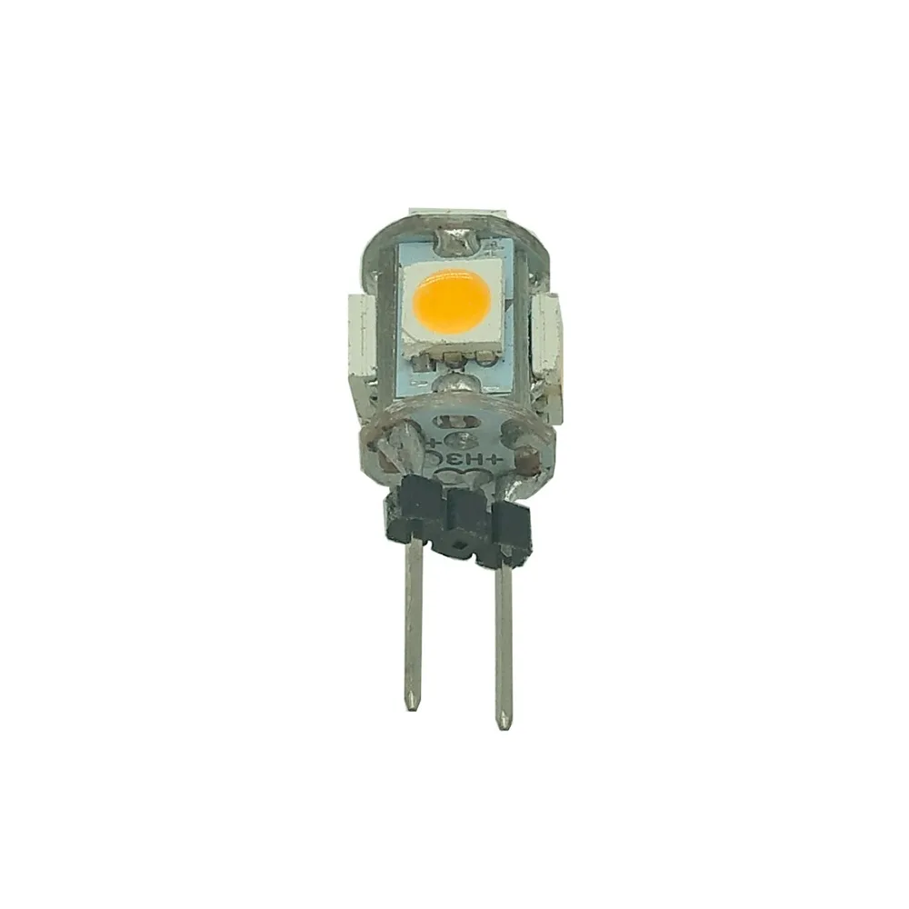 G4 светодиодный светильник DC12V Холодный/теплый белый 360 градусов двухконтактный