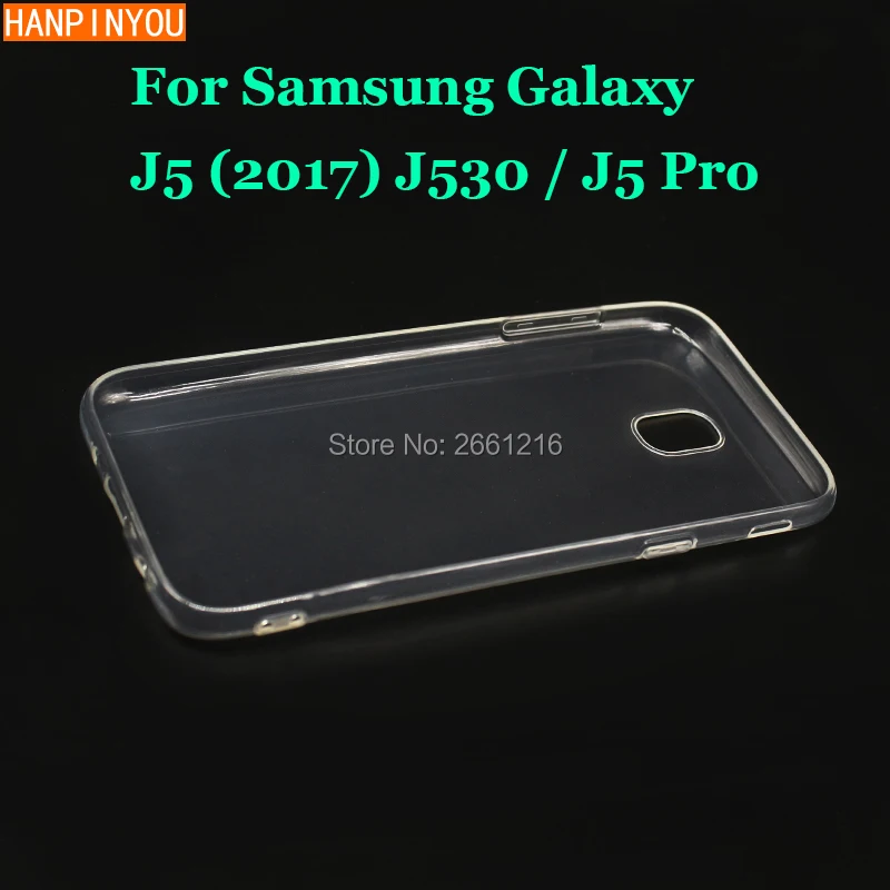 Для Samsung Galaxy J5 2017 J530 / Pro 5 2 &quotУльтратонкий Мягкий ТПУ защитный силиконовый гелевый