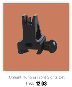 Ohhunt Охотничьи аксессуары R002 перед откидыванием спереди и сзади набор железных отверстий двойная регулировка ветра
