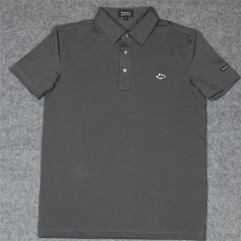 4 вида цветов летние спортивные футболки с перламутровыми воротами для гольфа