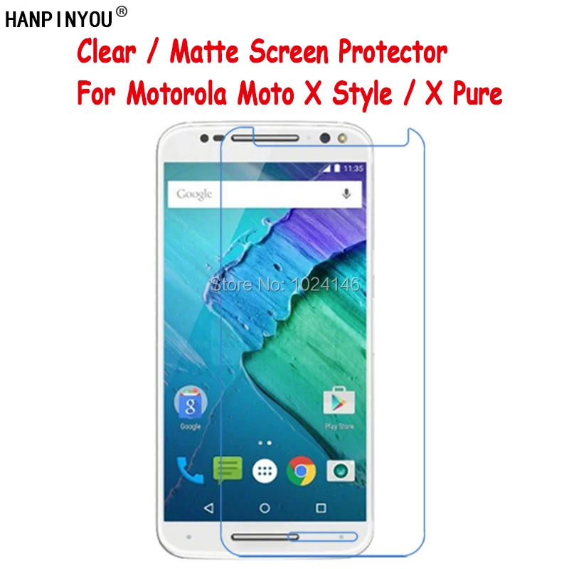 Новая HD Прозрачная/Антибликовая матовая защитная пленка для Motorola Moto X Style XStyle/X Pure