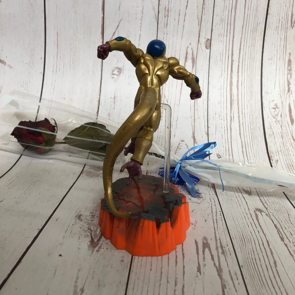 2 шт./лот Dragon Ball Z Golden Frieza Фриза морозильник VS Гоку фигурку модель игрушки ПВХ коллективных кукла