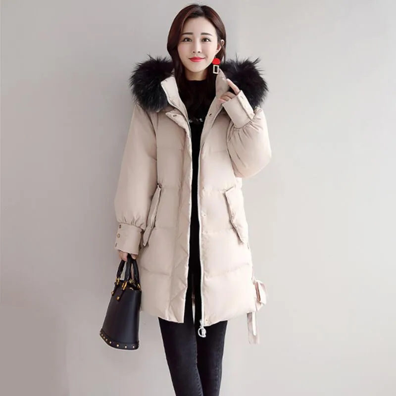 

2018 Winter Plus Size Down Coat Women Parkas Female Thicken Warm Hooded Long Down Jacket High Quality Women's Clothing