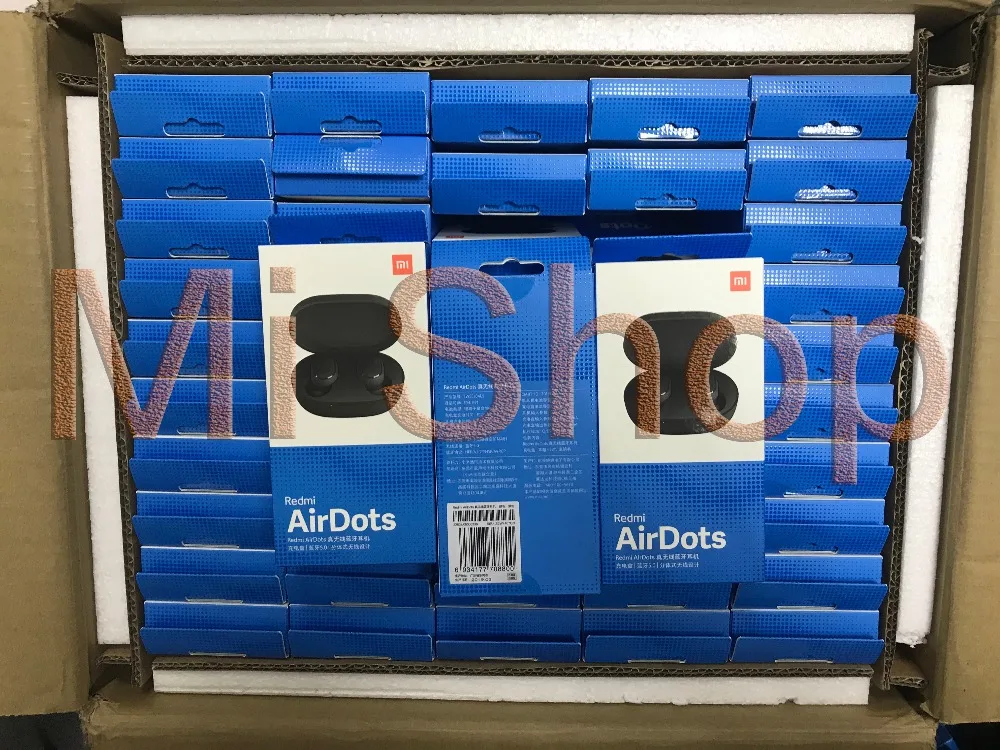 Оригинальные беспроводные наушники Xiaomi Redmi AirDots True bluetooth 5,0, DSP, гарнитура с шумоподавлением и микрофоном