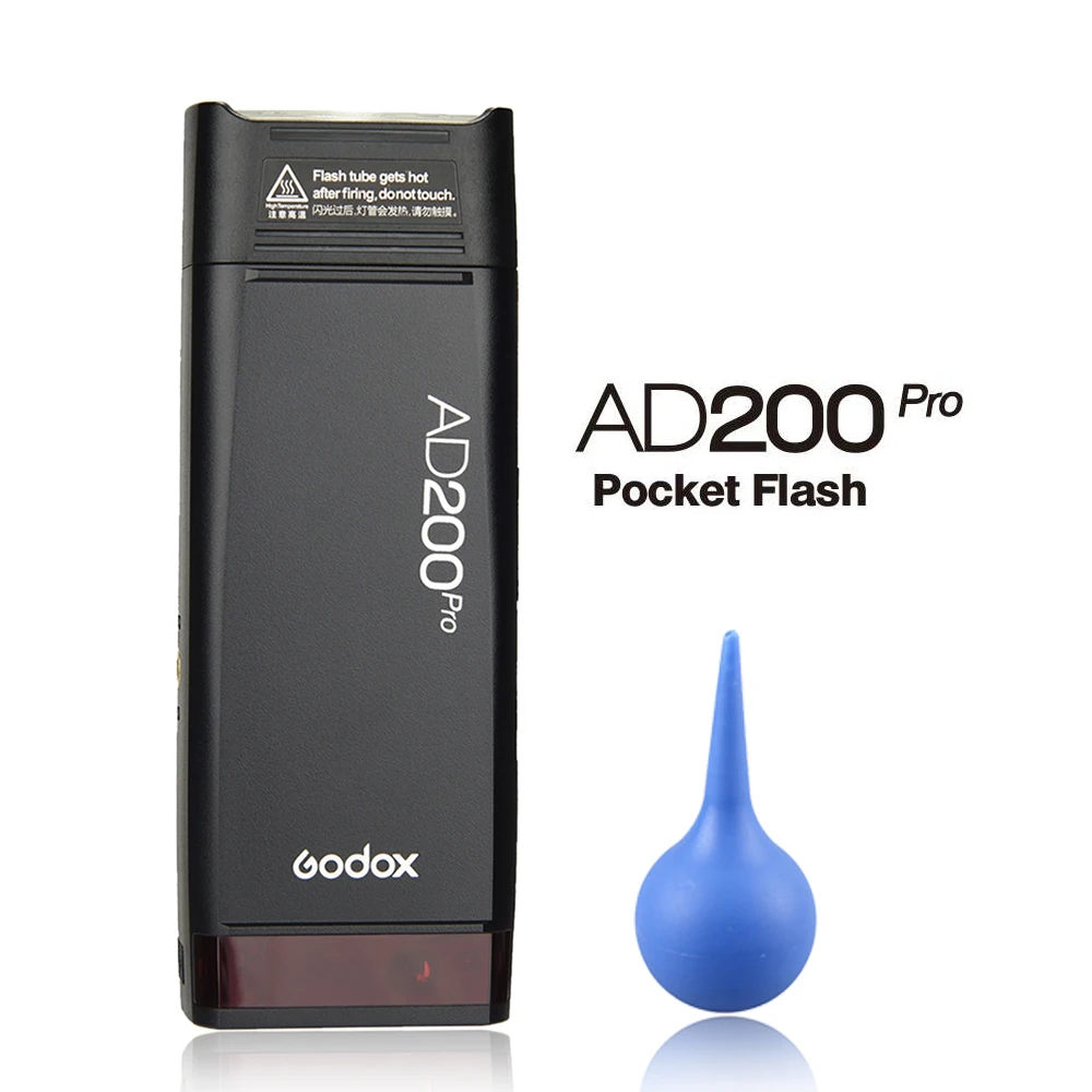 AD200PRO Напольный светильник-вспышка Godox AD200Pro 200Ws ttl 2,4G 1/8000 HSS 0,01-1,8 s с аккумулятором 2900mAh - Цвет: AD200PRO