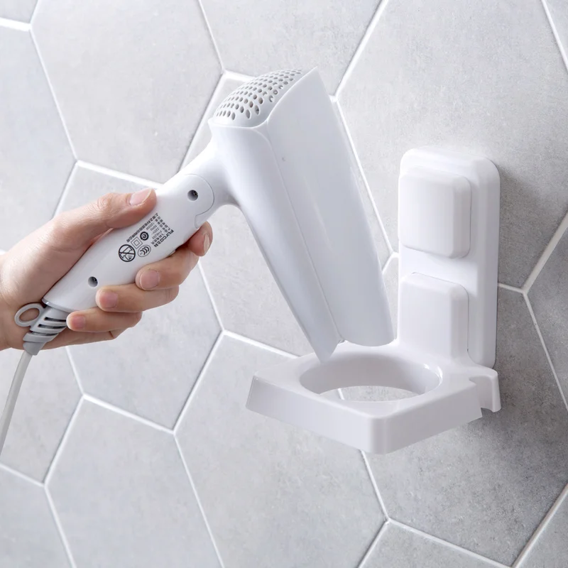 Удар Бесплатная фен стойки Ванная комната присоски стене висит ОЗУ Туалет