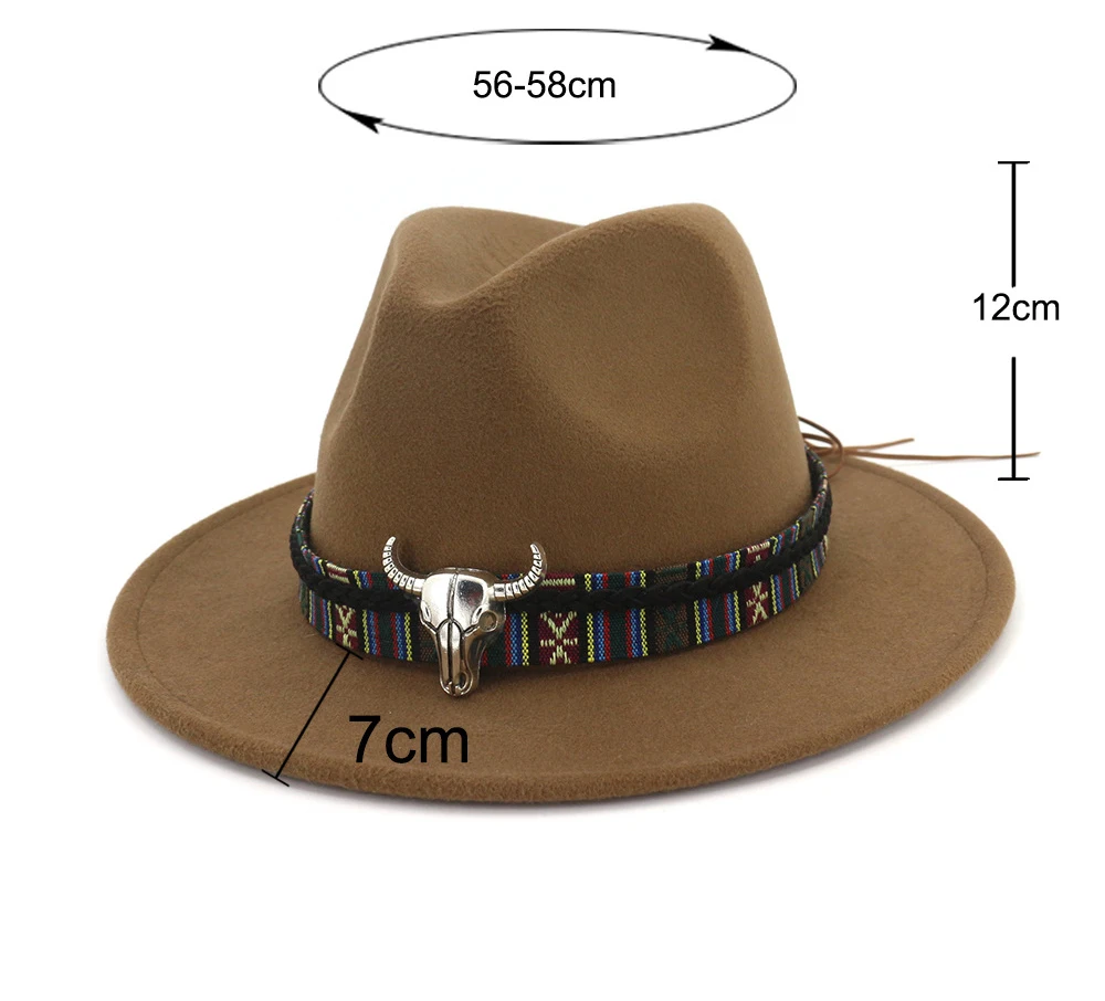 Шерстяная фетровая шляпа Панама Джаз Fedoras Шляпы с металлический лист плоские полями формальная Вечеринка и сцена топ шляпа для женщин мужчин унисекс
